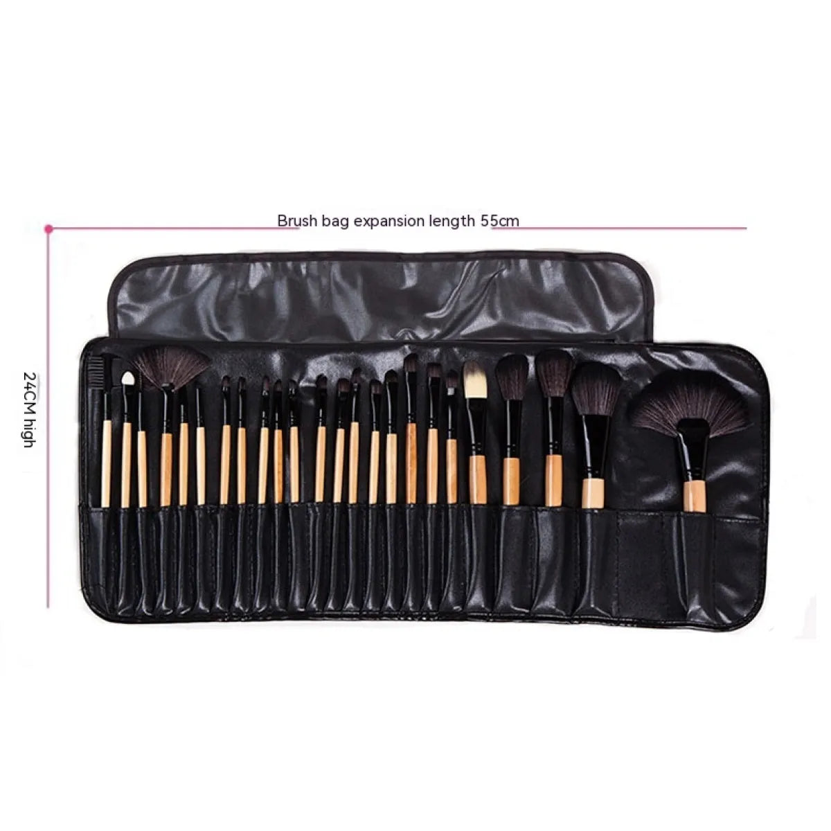 Set de 24 Pinceaux de Maquillage Professionnels